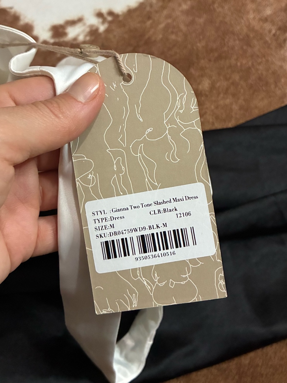NEW. Meshki Gianna Two Tone Maxi Dress. NWT - Picture 8 of 13